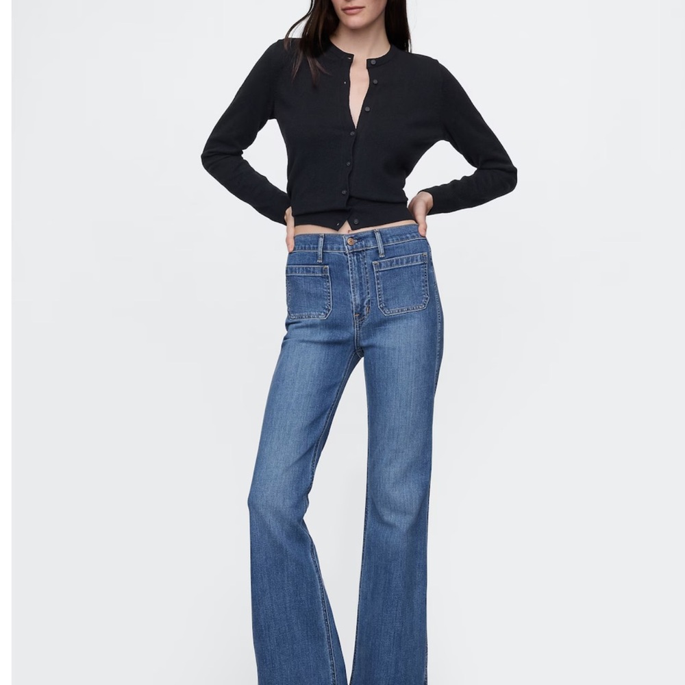 Classic GAP flare high rise Blue Women's Jeans